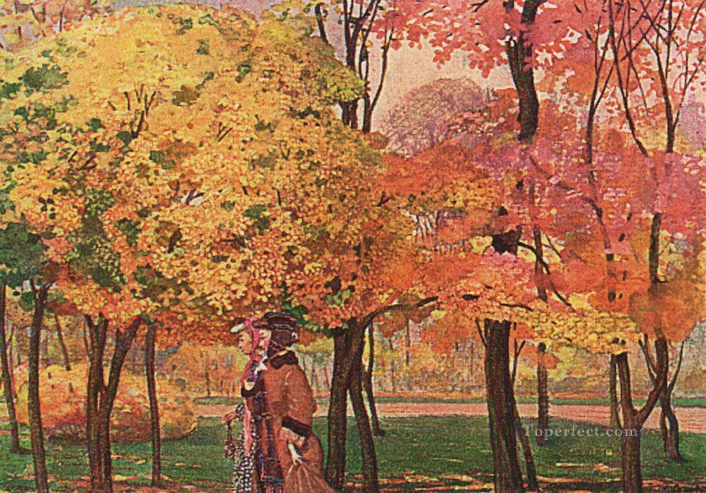 autumn Konstantin Somov Oil Paintings